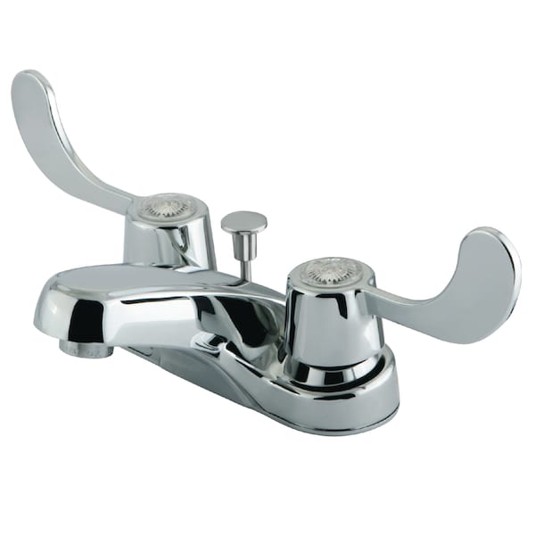 Kingston Brass 4" Centerset Bathroom Faucet, Polished Chrome GKB181 - main